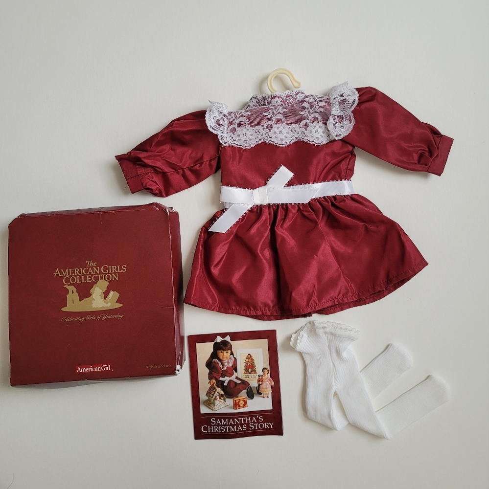 American Girl Samantha Christmas Dress